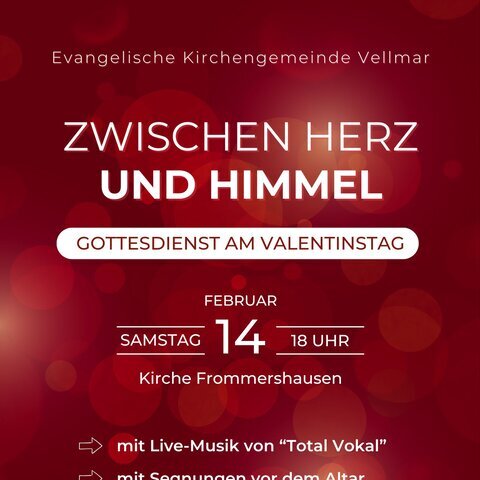 Plakat Valentinsgottesdienst 14