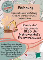 Informationsveranstaltung Spielplatz Vellmar Nord Informationsveranstaltung Spielplatz Vellmar Nord