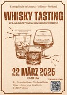 Plakat Whisky-Tasting 