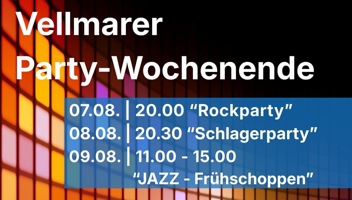 Kachel_Vellmarer_Party_Wochenende_2026