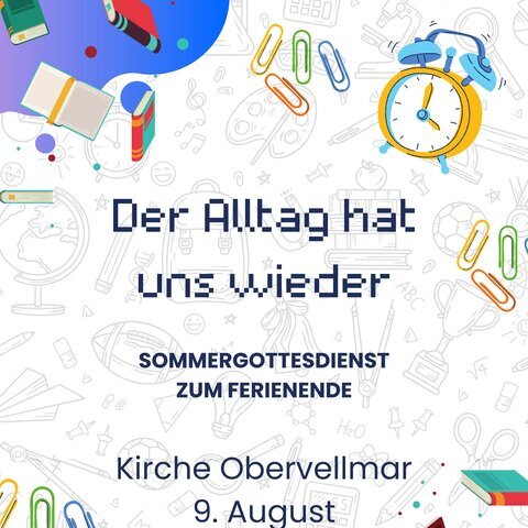 Plakat Sommergottesdienst