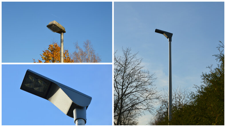 Straßenbeleuchtung Neu LED