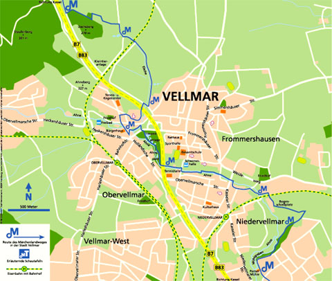 Karte Märchenlandweg Karte Märchenlandweg
