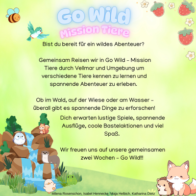Gruppe 3 - Go Wild - Mission Tiere