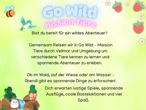 Gruppe 3 - Go Wild - Mission Tiere