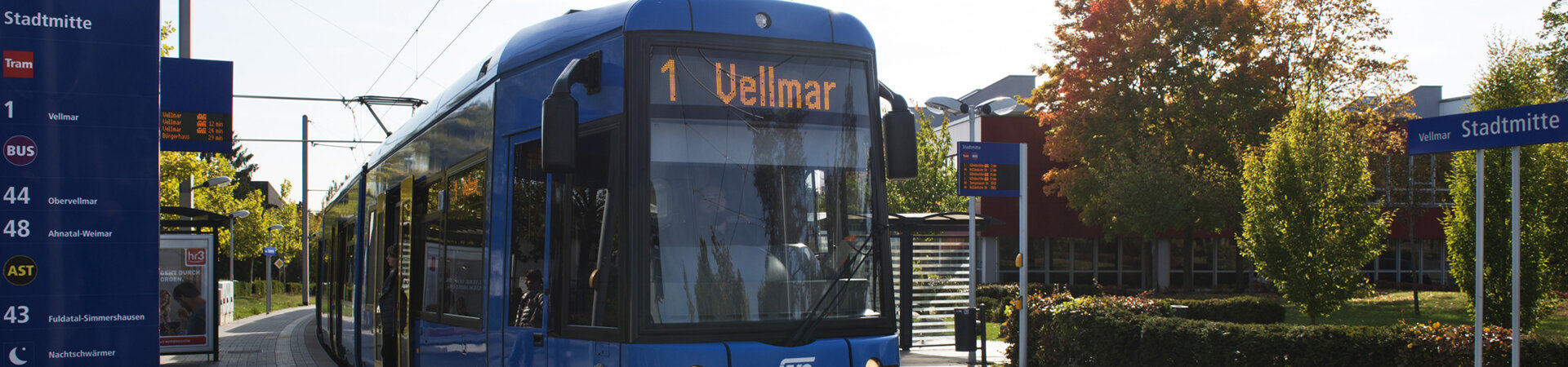 Start_Vellmar Stadtmitte Tram