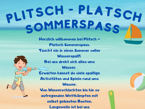 Gruppe 1 Plitsch Platsch Sommerspaß