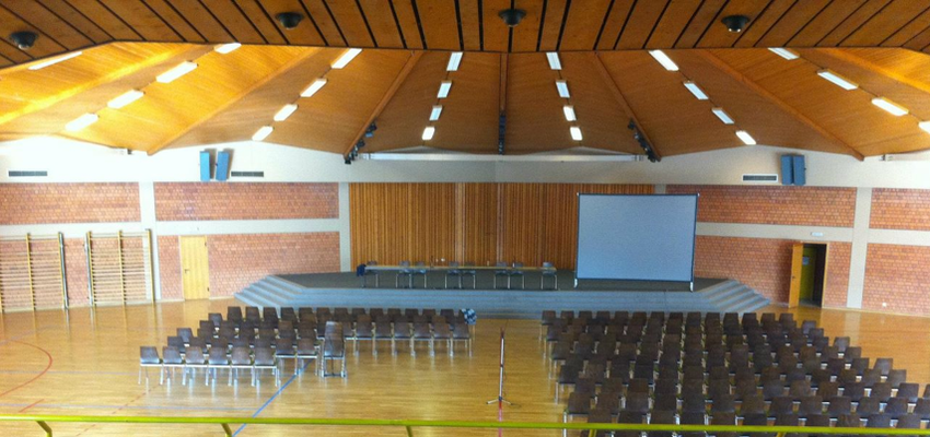 Mehrzweckhalle Großer Saal leer