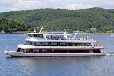 Am 21. April 2023 findet die Schifffahrt auf dem Edersee statt.