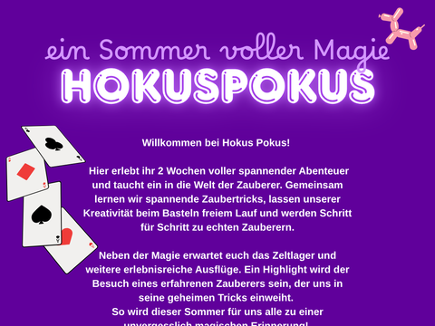 Gruppe 8 - Hokuspokus - Ein Sommer voller Magie
