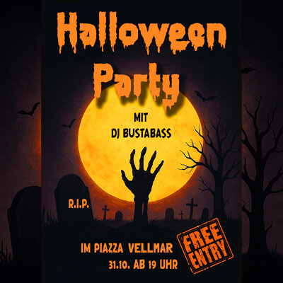 Halloween-Party am 31.10. - Stadt Vellmar Halloween-Party am 31.10.