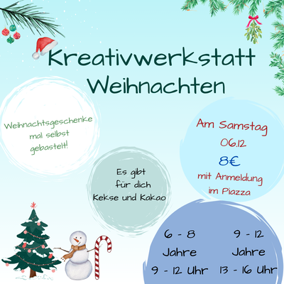 Piazza Weihnachtsbasteln