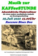 Plakat Musik zur Kaffeestunde Juli Plakat Musik zur Kaffeestunde Juli