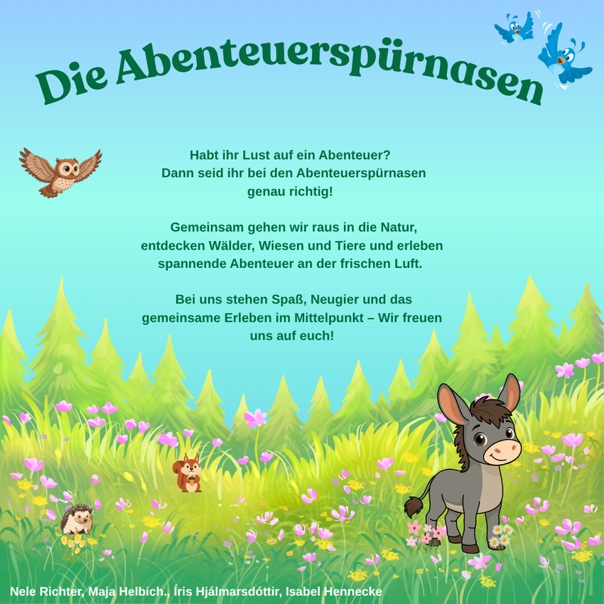 Gruppe 3 - Die Abendteuerspürnasen