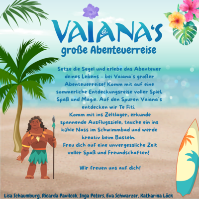Gruppe 9 - Vaiana's große Abenteuerreise