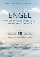 Plakat Sommerlektorengottesdienst Engel 26 Plakat Sommerlektorengottesdienst Engel 26