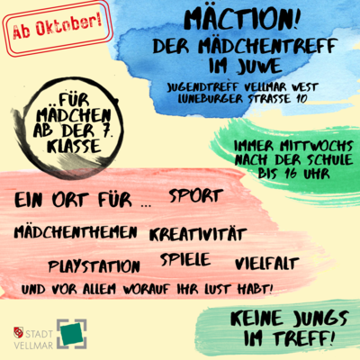 Mäction! Der Mädchentreff im JuWe
