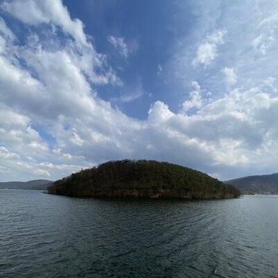 Flächenmäßig der zweigrößte deutsche Stausee - der Edersee.