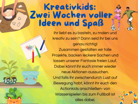 Gruppe 6 - Kreativkids (Zwei Wochen voller Ideen und Spaß)