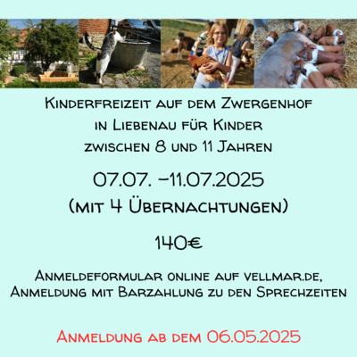 Kinderfreizeit Zwergenhof