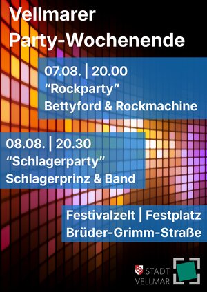 Vellmarer Party-Wochenende