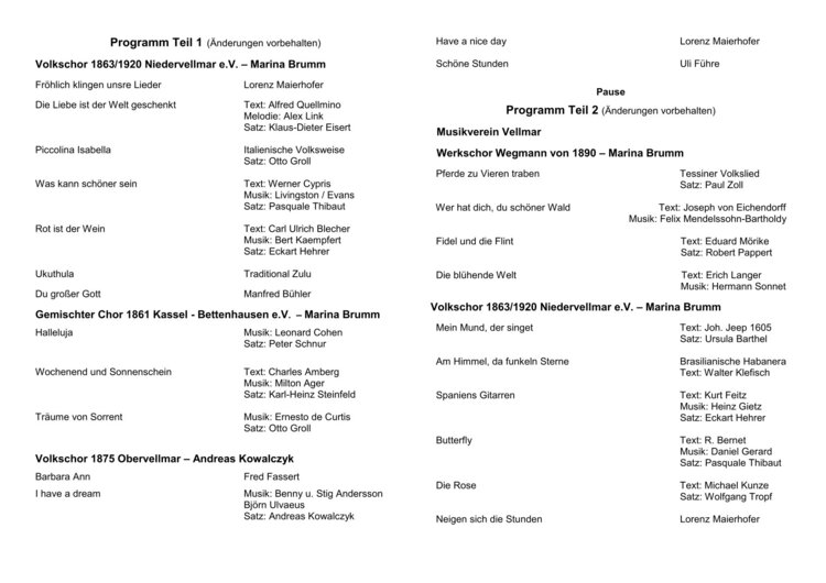 Programm